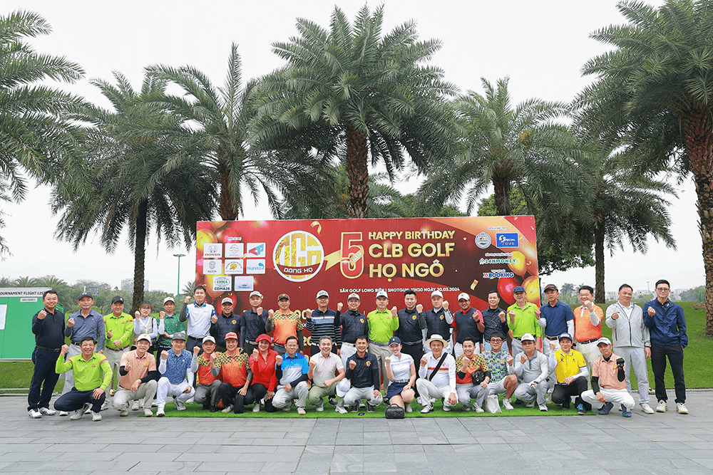 CLB Golf Họ Ngô Mừng Sinh Nhật Lần Thứ 5 Trên Sân Golf Long Biên