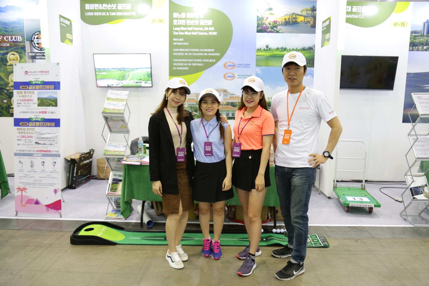 Sân Golf Long Biên và Sân Golf Tân Sơn Nhất tham gia Hội chợ du lịch quốc tế Hanatour 2018 tại Hàn Quốc