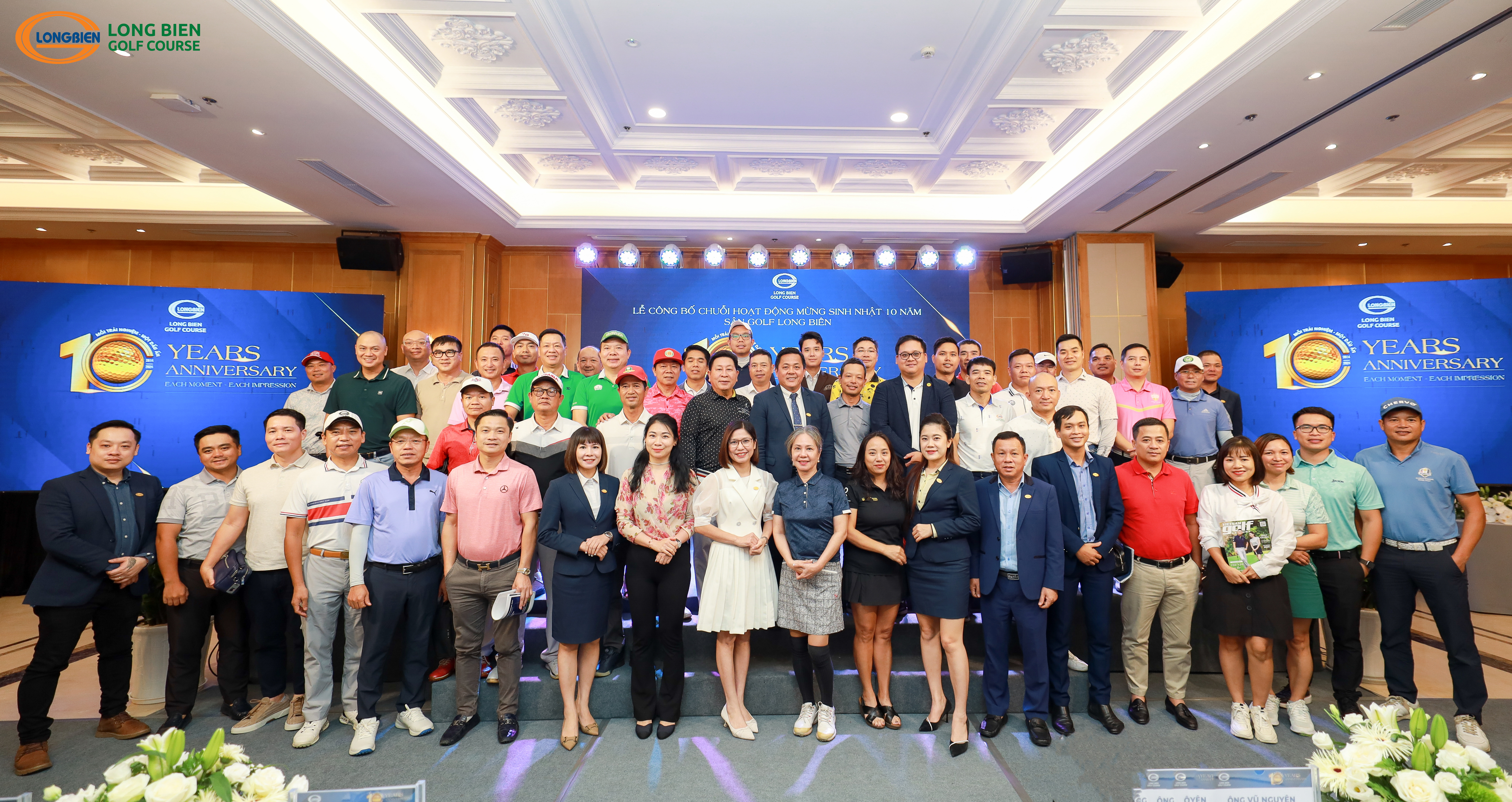 LỄ CÔNG BỐ CHUỖI HOẠT ĐỘNG KỶ NIỆM SINH NHẬT 10 NĂM SÂN GOLF LONG BIÊN