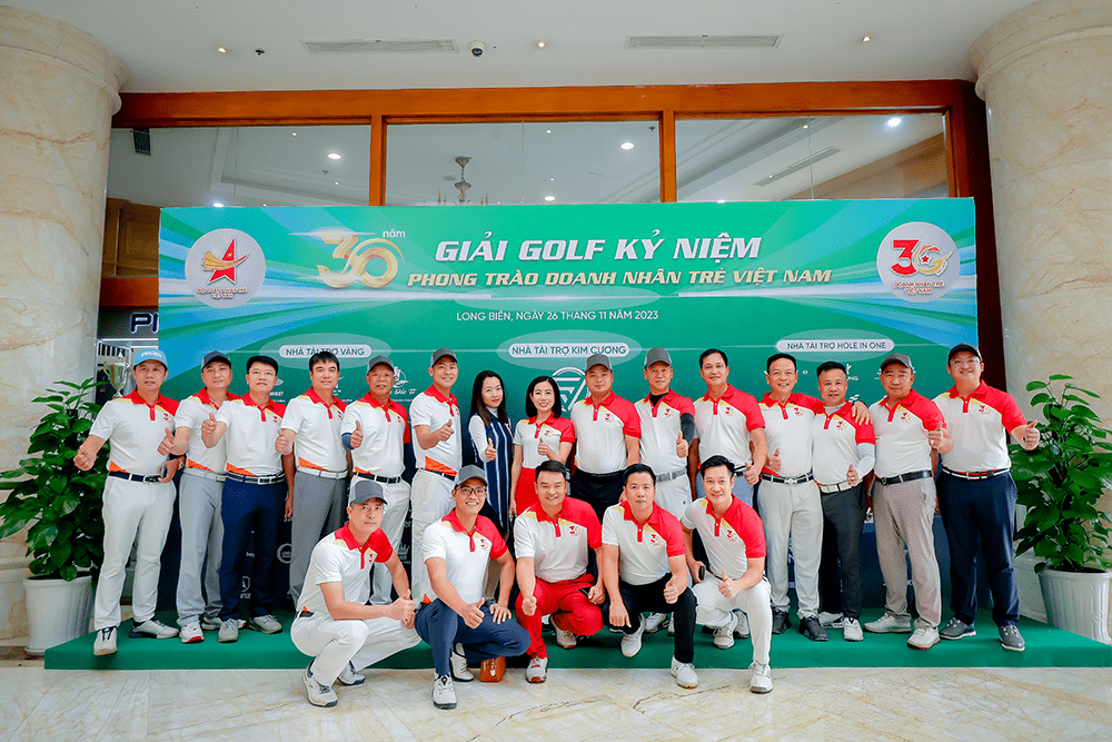 GIẢI GOLF KỶ NIỆM 30 NĂM PHONG TRÀO DOANH NHÂN TRẺ VIỆT NAM