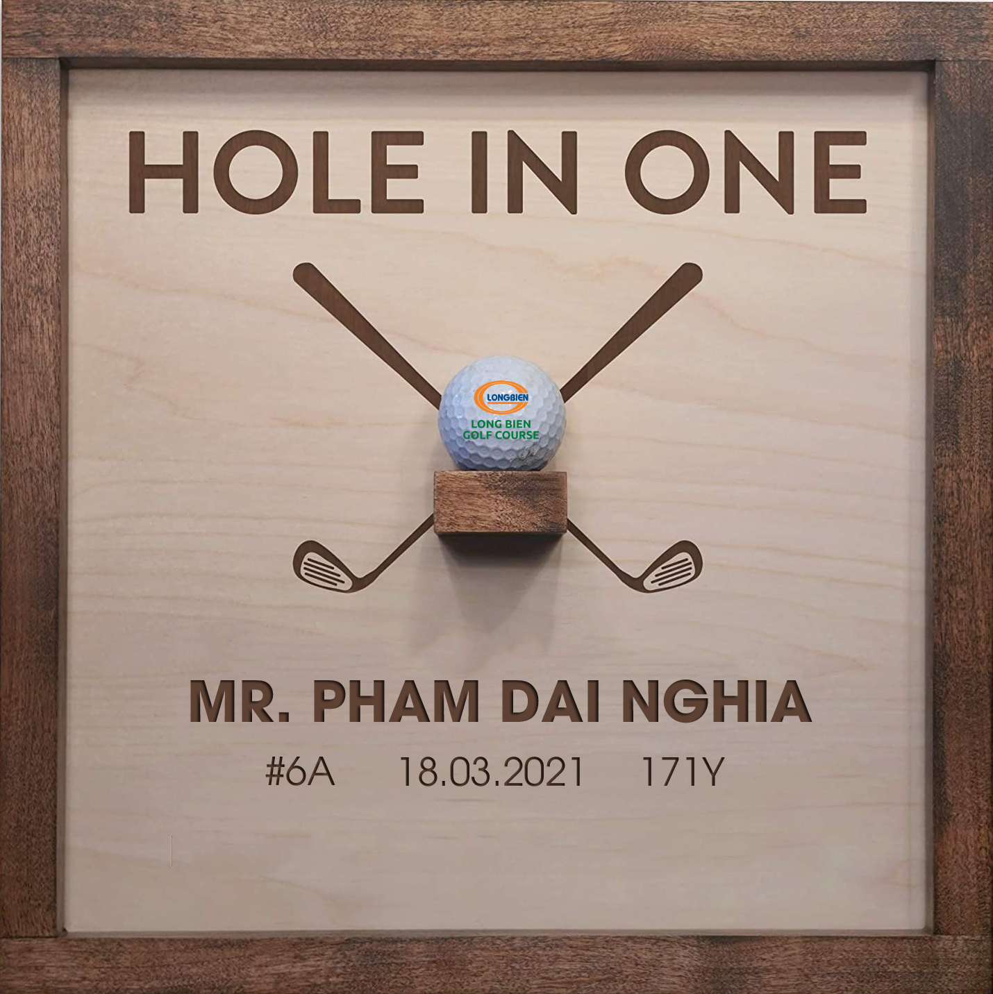 HOLE IN ONE BỞI GOLFER PHẠM ĐẠI NGHĨA