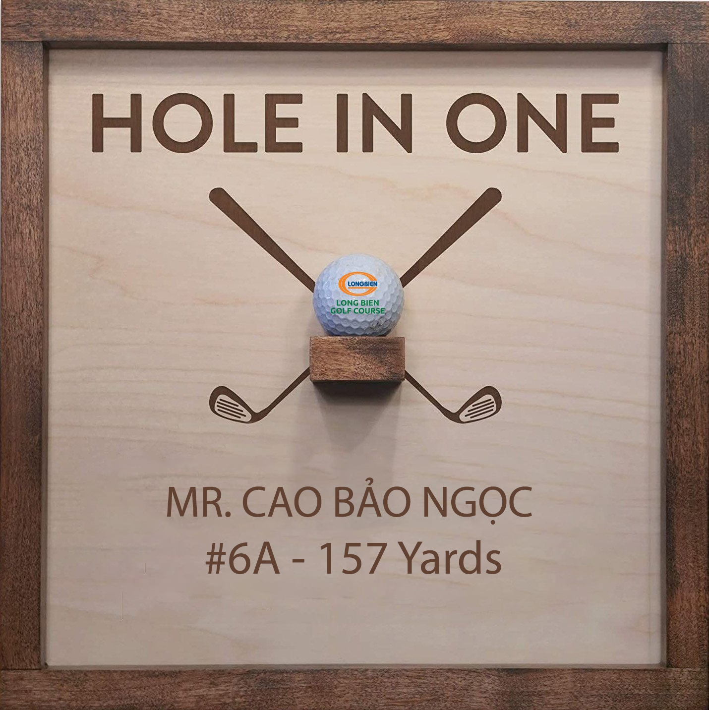 HOLE IN ONE BỞI GOLFER CAO BẢO NGỌC