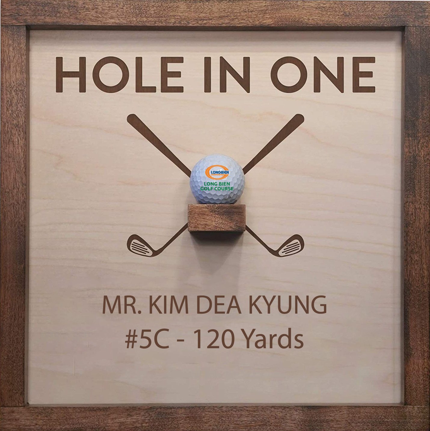 HOLE IN ONE BY GOLFER KIM DAE KYUNG