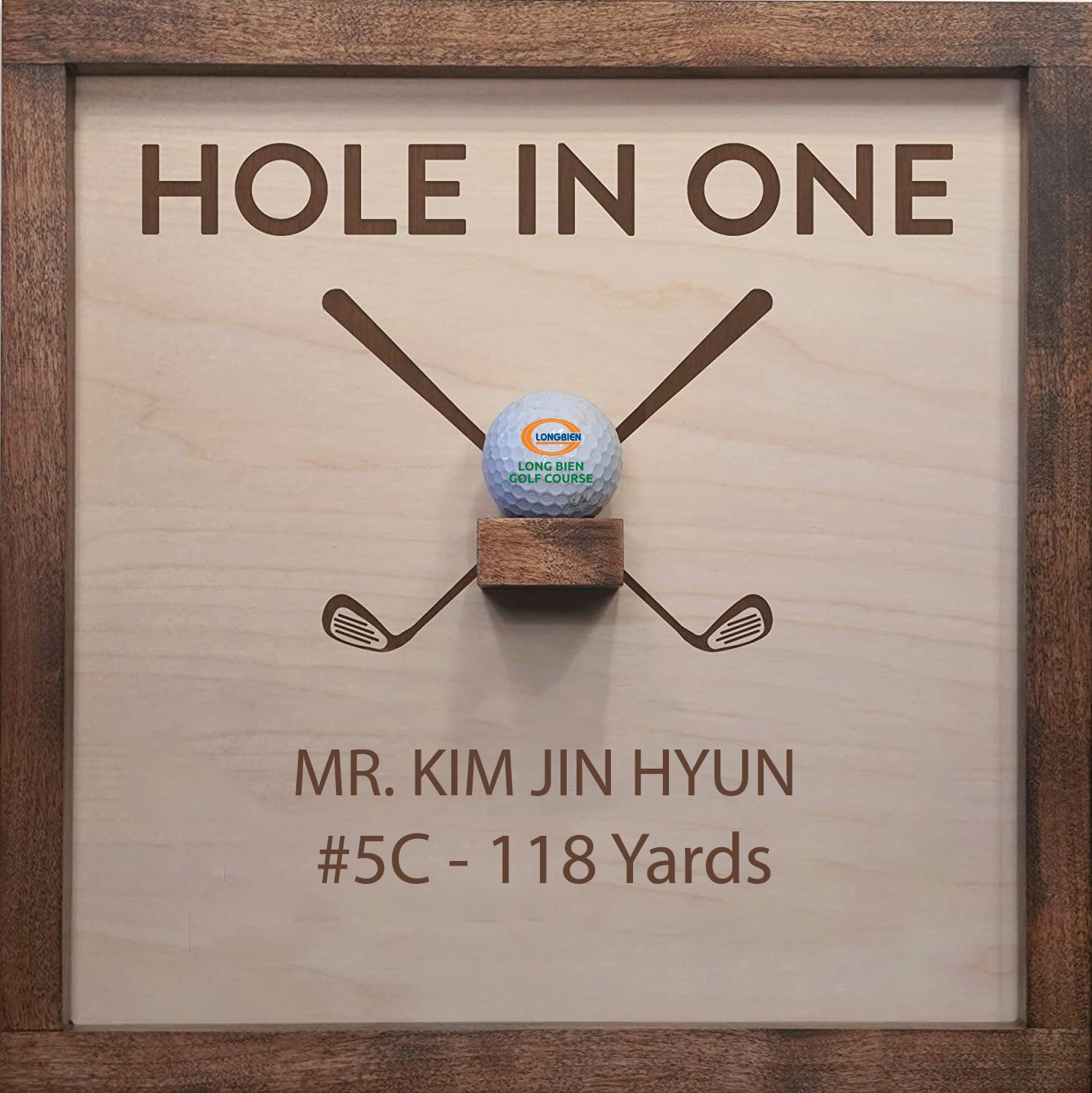 HOLE IN ONE BỞI GOLFER KIM JIN HYUN