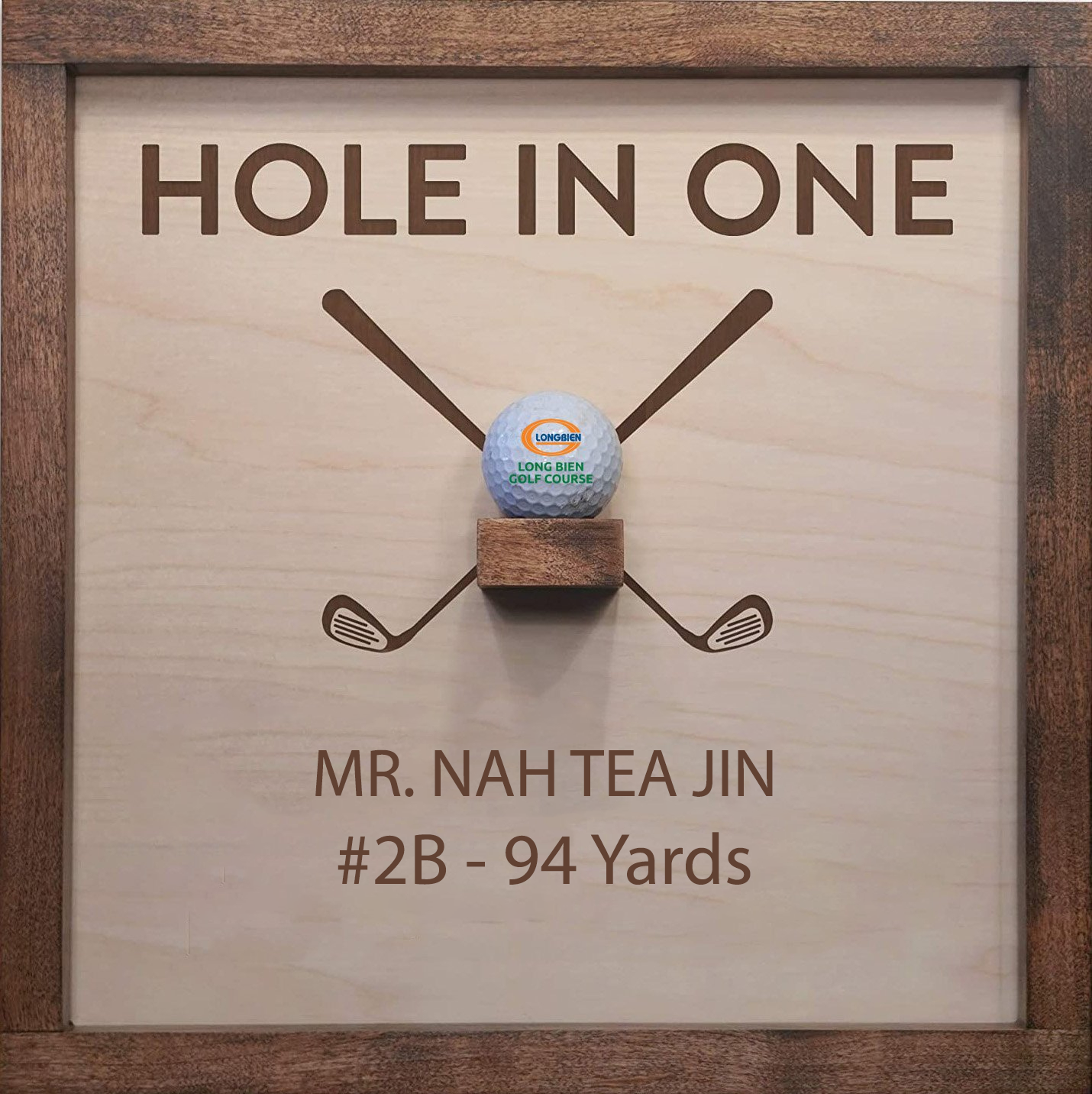 HOLE IN ONE BỞI GOLFER NAH TEA JIN