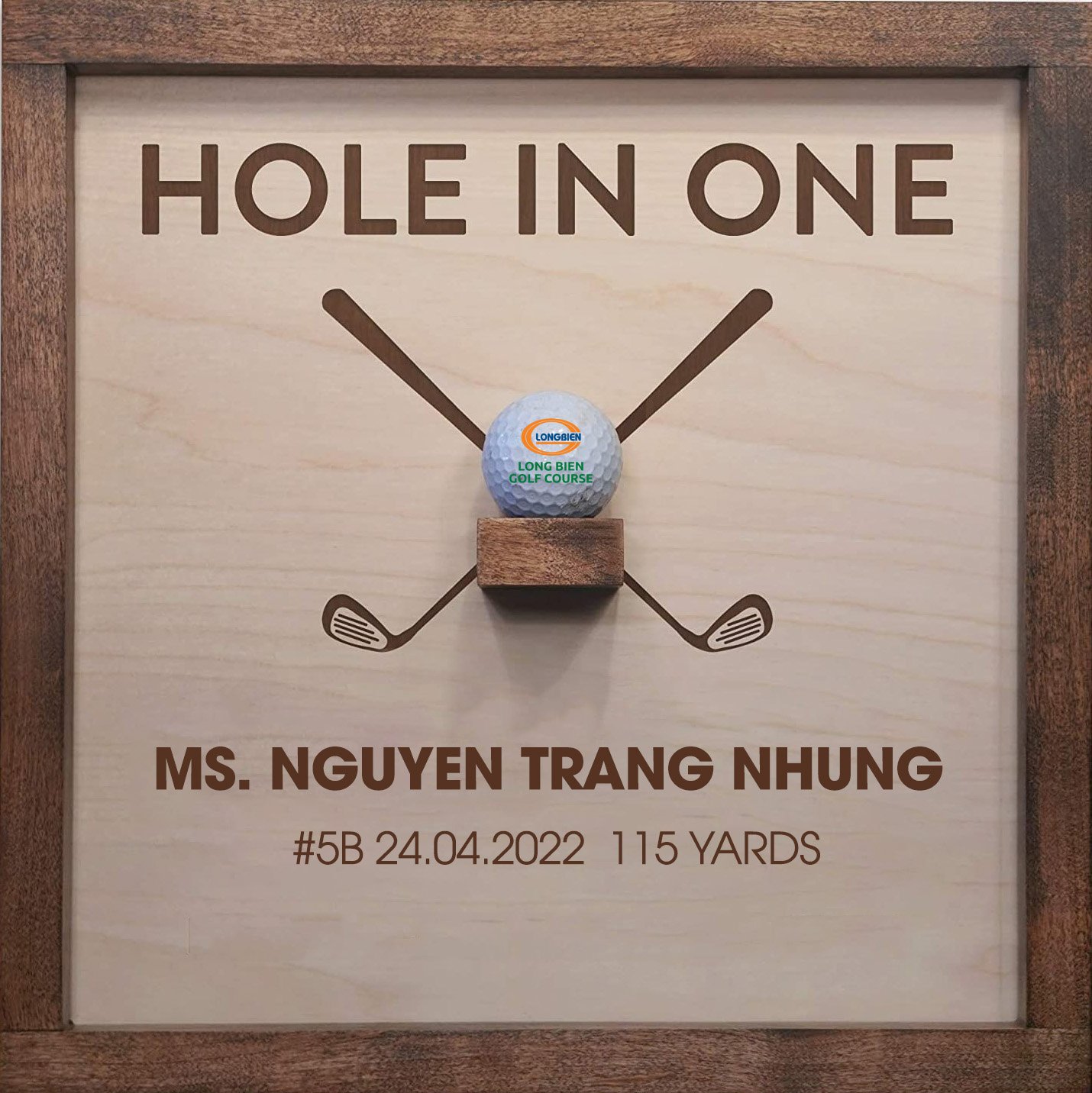 HOLE IN ONE BỞI GOLFER NGUYỄN TRANG NHUNG