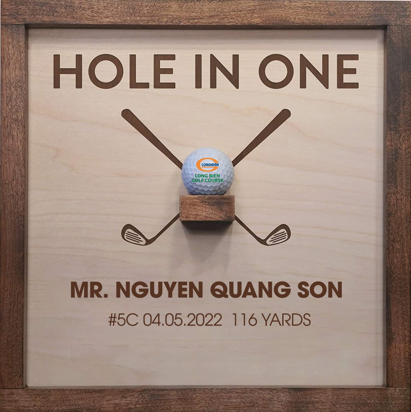 HOLE IN ONE BỞI GOLFER NGUYỄN QUANG SƠN