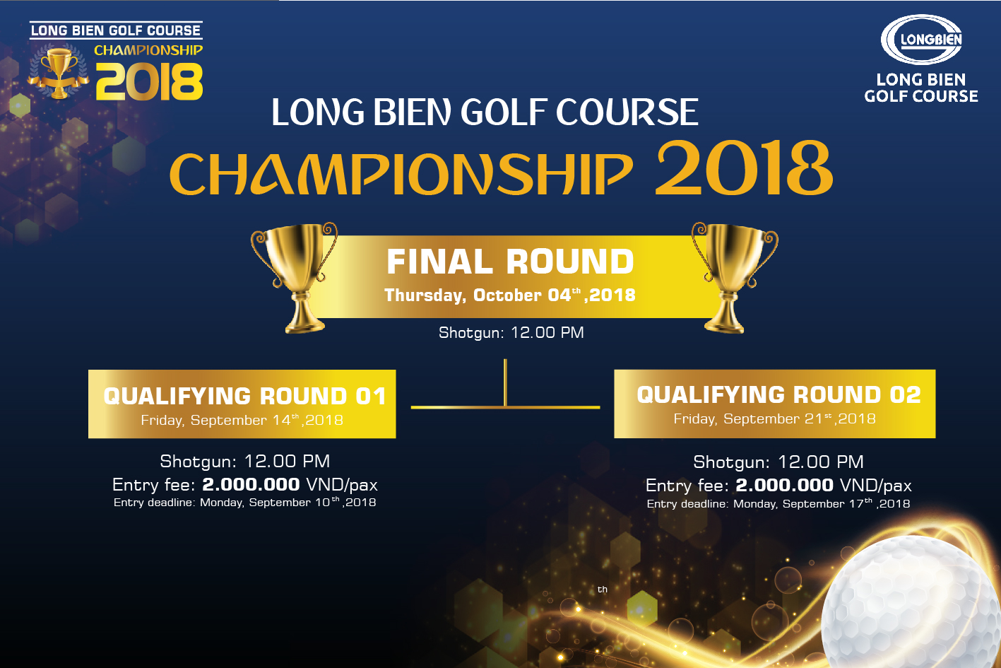 LONG BIEN GOLF COURSE CHAMPIONSHIP 2018